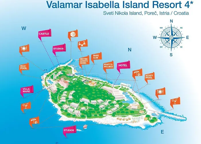 Isabella Island Miramare & 5* 포레치